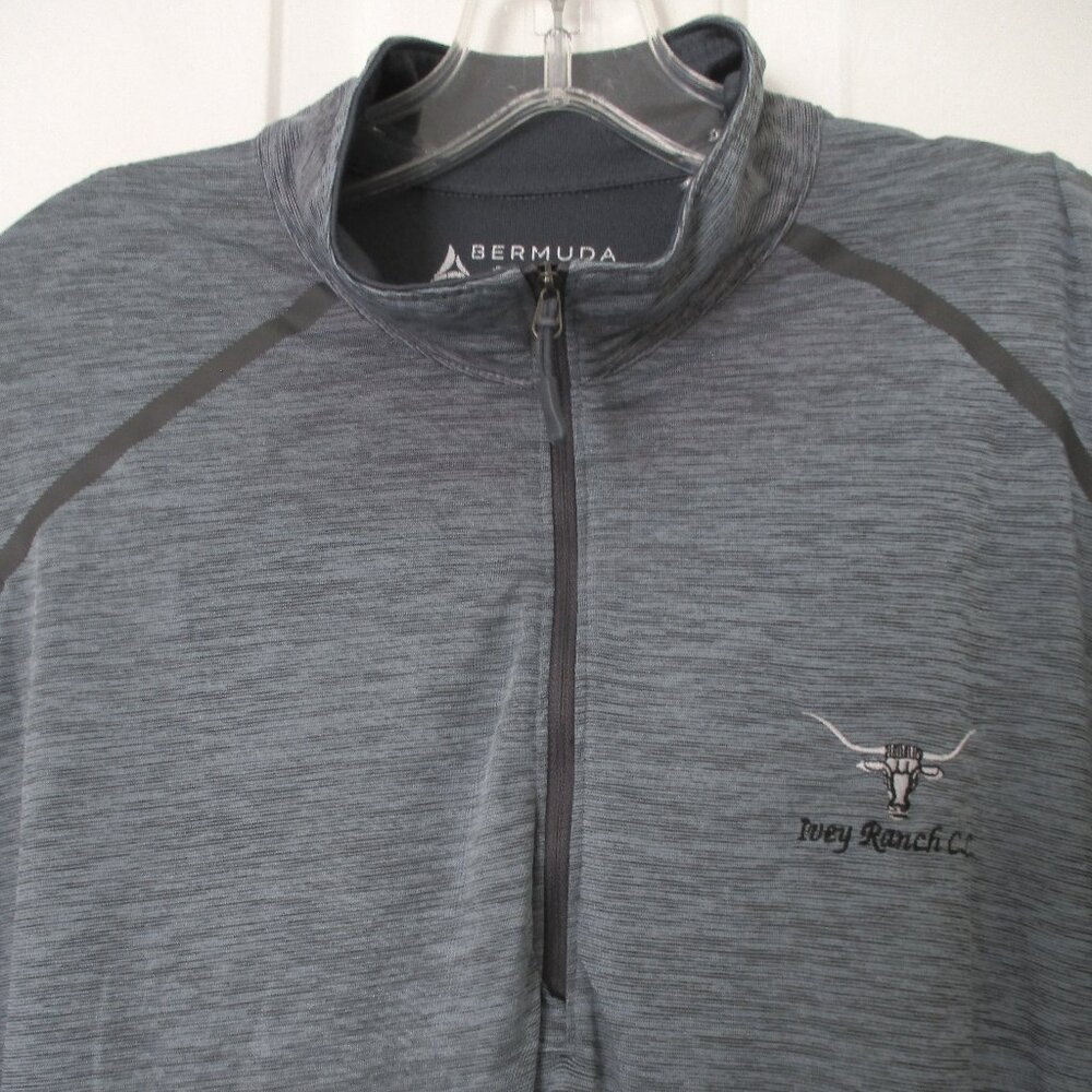 Bermuda Sands Mens 1/4 Zip "Ivey Ranch C.C." (CA) Golf Sweater - Size Medium